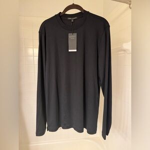 The Barakett High Crew Black Long Sleeve Crew by Robert Barakett